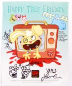 HAPPY TREE FRIENDS - CARTOON - CAST AUTOGRAPHED MINIPOSTER