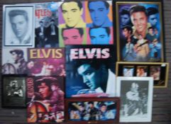 LARGE COLLECTION OF ELVIS PRESLEY RELATED PICTURES