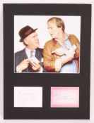 MINDER - GEORGE COLE & DENNIS WATERMAN AUTOGRAPH PRESENTATION