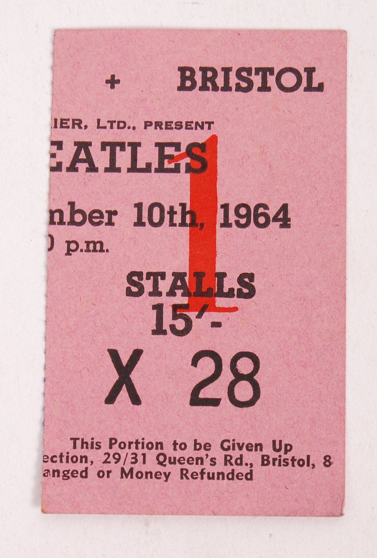 RARE BRISTOL COLSTON HALL THE BEATLES 1964 TOUR PROGRAMME - Image 6 of 6