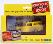 ONLY FOOLS & HORSES - AUTOGRAPHED CORGI RELIANT REGAL DIECAST MODEL