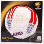 GORDON BANKS - ENGLAND FOOTBALLER - AUTOGRAPHED FOOTBALL