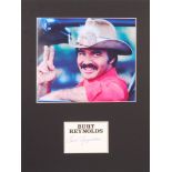 BURT REYNOLDS - SMOKEY & THE BANDIT - AUTOGRAPH PRESENTATION