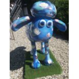 ORIGINAL ' SHAUN IN THE CITY ' SHAUN THE SHEEP LAURA CRAMER STATUE