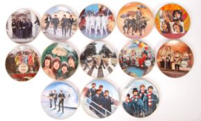 THE BEATLES PORCELAIN WALL CHARGERS BY APPLE CORPS DELPHI