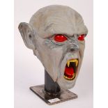 UNUSUAL VAMPIRE HEAD FAIRGROUND PROP.