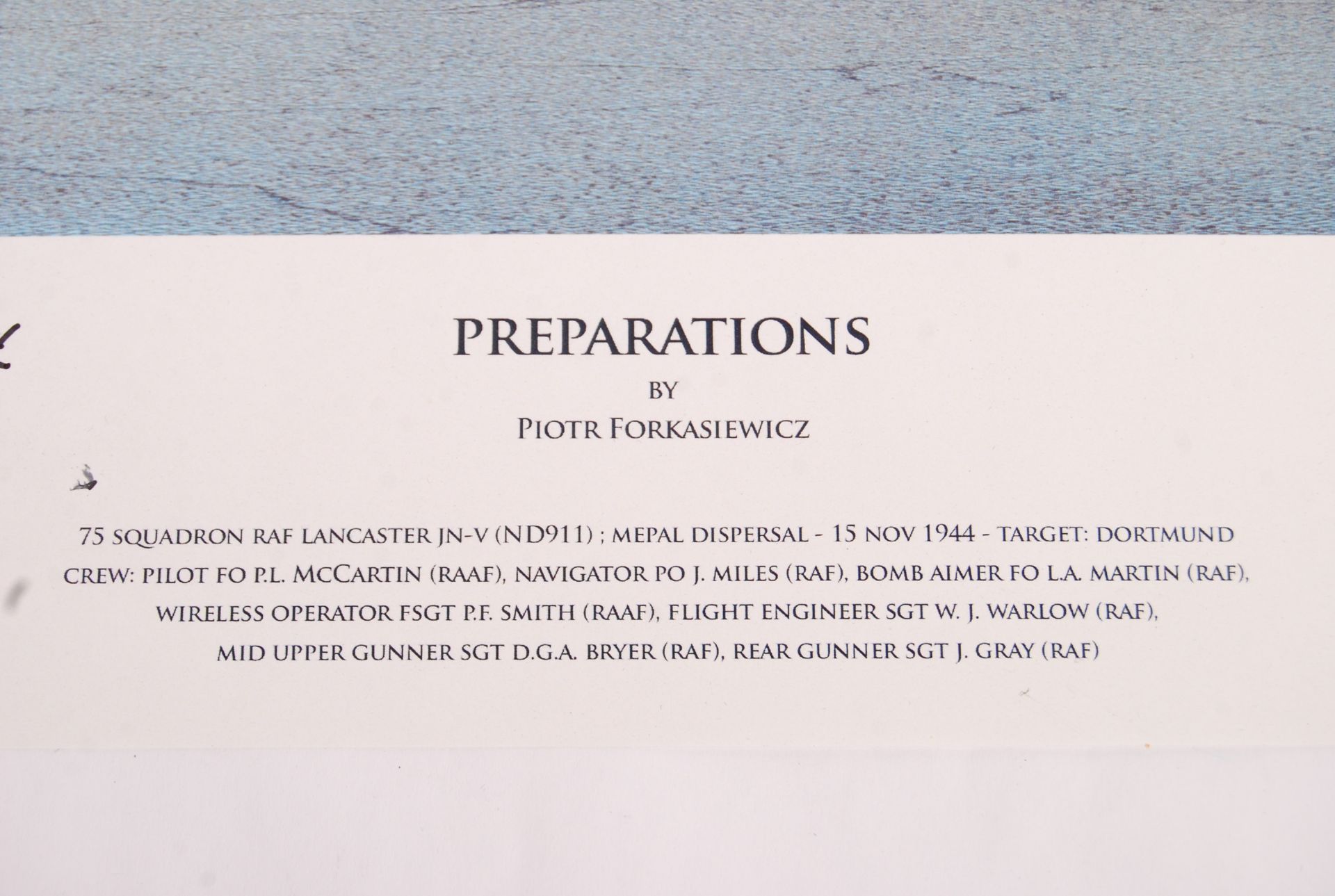 ' PREPARATIONS ' PIOTR FORKASIEWICZ EXCLUSIVE SIGNED PRINT - Bild 4 aus 4