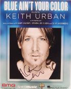 KEITH URBAN - BLUE AINT YOUR COLOR - SIGNED 8X10" PHOTO