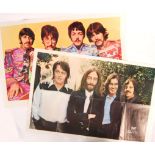 TWO ORIGINAL VINTAGE THE BEATLES FAN CLUB POSTERS