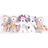 2012 OLYMPICS - TEAM GB - AUTOGRAPHED OFFICIAL MASCOT CUDDLY TOYS