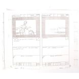 RARE STAR WARS DROIDS ANIMATED SERIES STORYBOARD