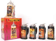 ELVIS PRESLEY ROCK AND ROLL THEMED LIMITED EDITION STEINS