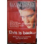 ELVIS PRESLEY IN STORE SHOP DISPLAY ADVERTISING POSTER