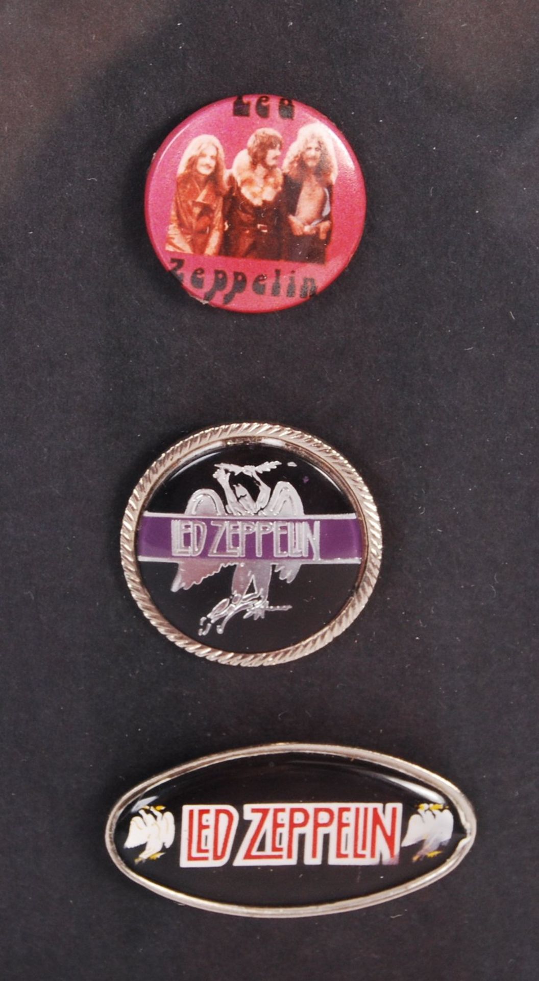 RARE EX- BARRY GARRATT LED ZEPPELIN BADGE / PATCH PROTOTYPES - Image 2 of 6