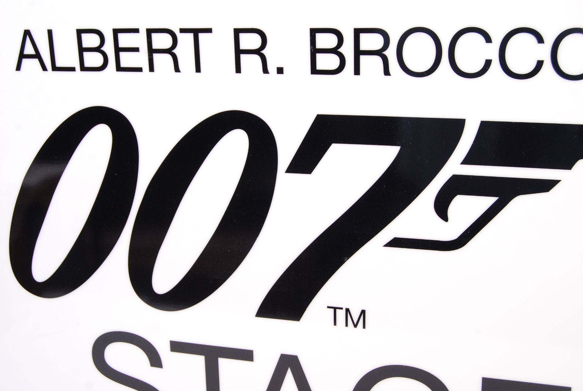 RARE JAMES BOND 007 STAGE PINEWOOD STUDIOS SIGN - Bild 2 aus 3