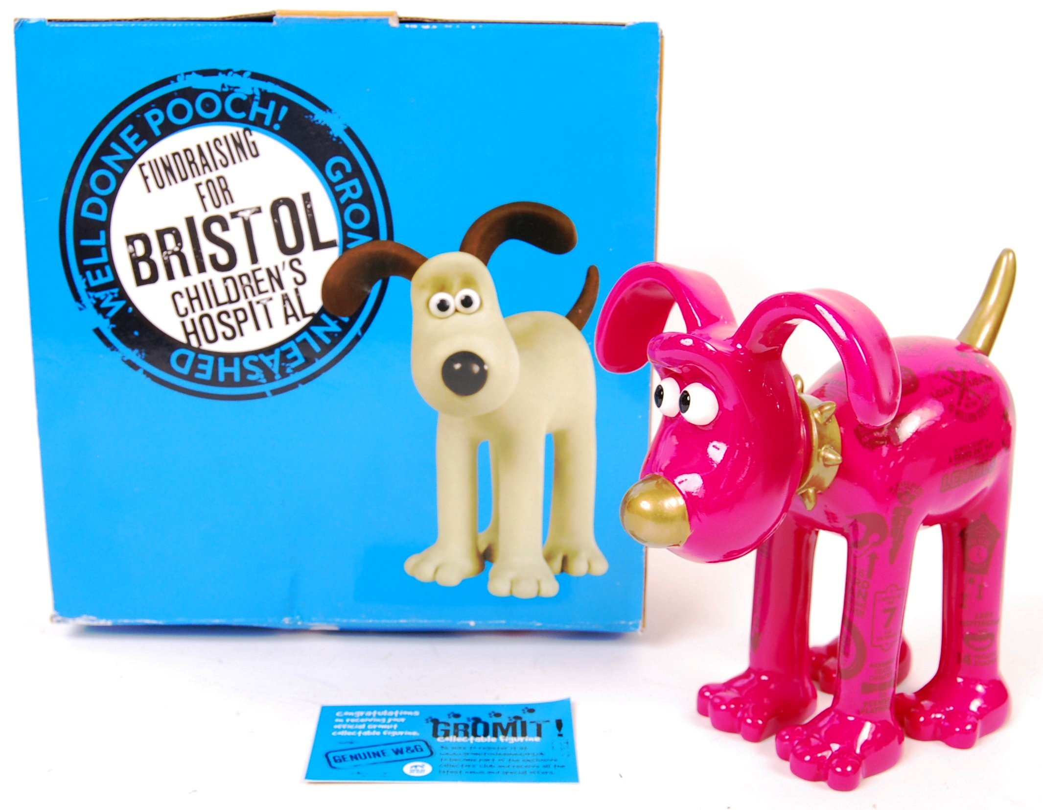 GROMIT UNLEASHED COLLECTABLE FIGURINE 'STAT'S THE WAY TO DO IT, LAD!'