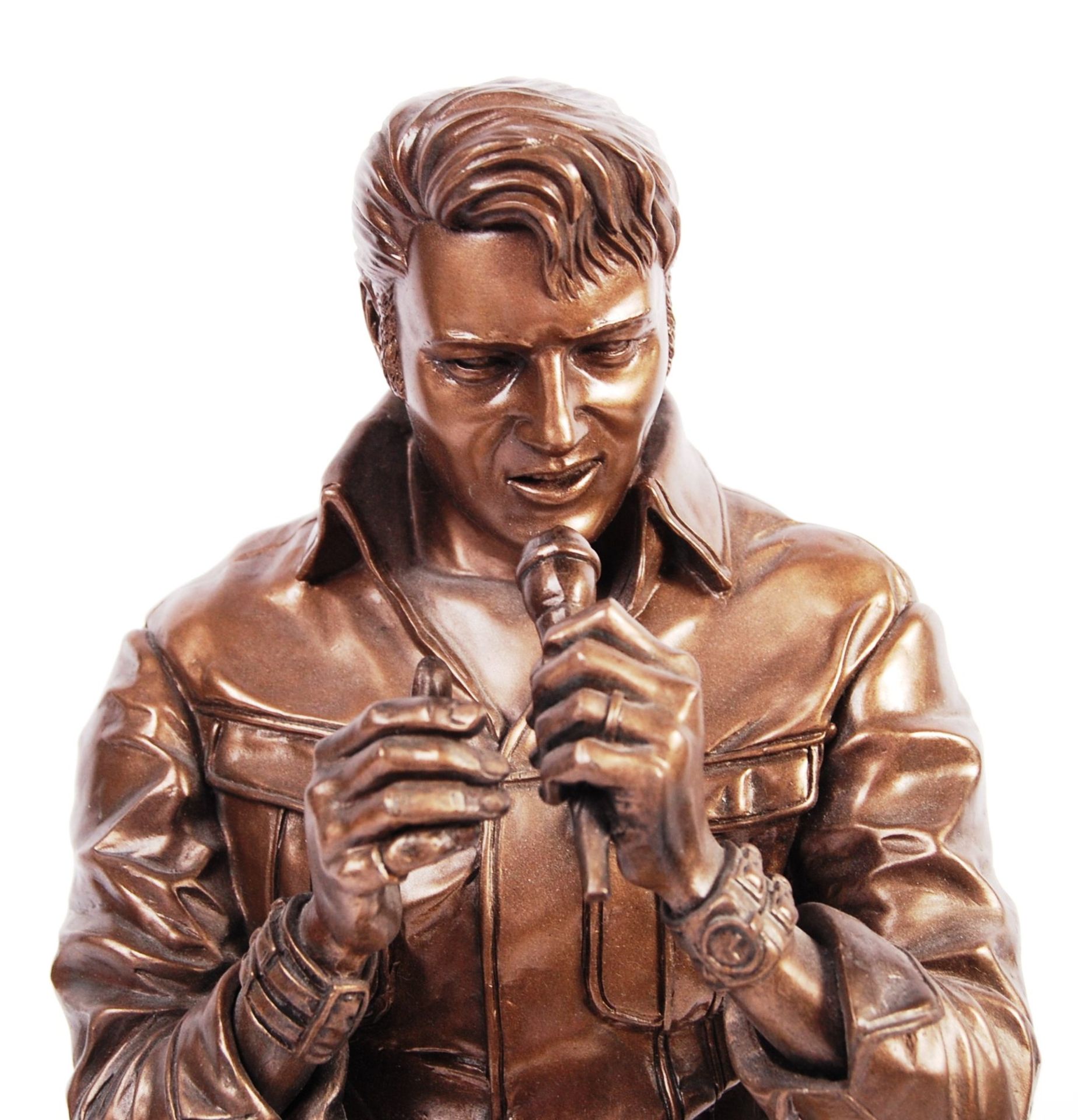 BRADFORD EXCHANGE ELVIS PRESLEY MASTERPIECE SCULPTURE STATUE - Bild 2 aus 3