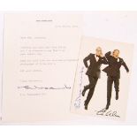 MORECAMBE & WISE - ORIGINAL SIGNED PUBLICITY PHOTOGRAPH