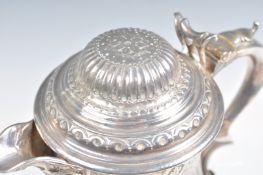 A 19th Century Victorian silver plated ale jug by