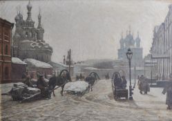 PAUL LOUIS BOUCHARD (1853-1937) KREMLIN MOSCOW SNO