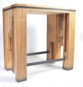 LATE 20TH / EARLY 21ST CENTURY BUTCHERS BLOCK TYPE BAR TABLE