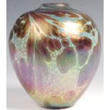 MIDSUMMER GLASSMAKERS OF CAMBRIDGE VASE BELIEVED D. CLARKE