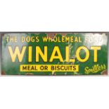 EARLY 20TH CENTURY WINALOT DOG FOOD PORCELAIN ENAMEL SIGN