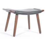 AFTER HANS J WEGNER A CONTEMPORARY WALNUT PAPA BEAR STOOL