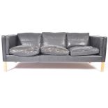 STOUBY 1970'S 20TH CENTURY DANISH THREE SEAT SOFA SETTEE