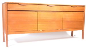 A 20TH CENTURY DANISH TEAK WOOD SIDEBOARD CREDENZA