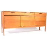 A 20TH CENTURY DANISH TEAK WOOD SIDEBOARD CREDENZA