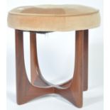 G-PLAN FRESCO 1960'S RETRO VINTAGE VANITY STOOL BY VICTOR B. WILKINS