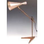 MACLAMP COMPANY RETRO DESK LAMP ON V BASE BY G.A.SCOTT