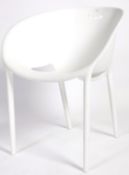 AFTER PHILIPPE STARCK A CONTEMPORARY SOFT EGG TUB CHAIR