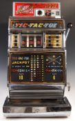 RIVIERA JUBILEE TIC TAC TOE SLOT MACHINE ONE ARM BANDIT