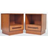 PAIR OF 1960'S G PLAN TEAK FRESCO BEDSIDE TABLES