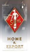 THE SILFRI GARMENT HOME & EXPORT GLASS ADVERTISING SIGN
