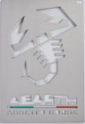 ORIGINAL 1990'S ABARTH SHOWROOM LIGHT BOX ADVERTISING SIGN