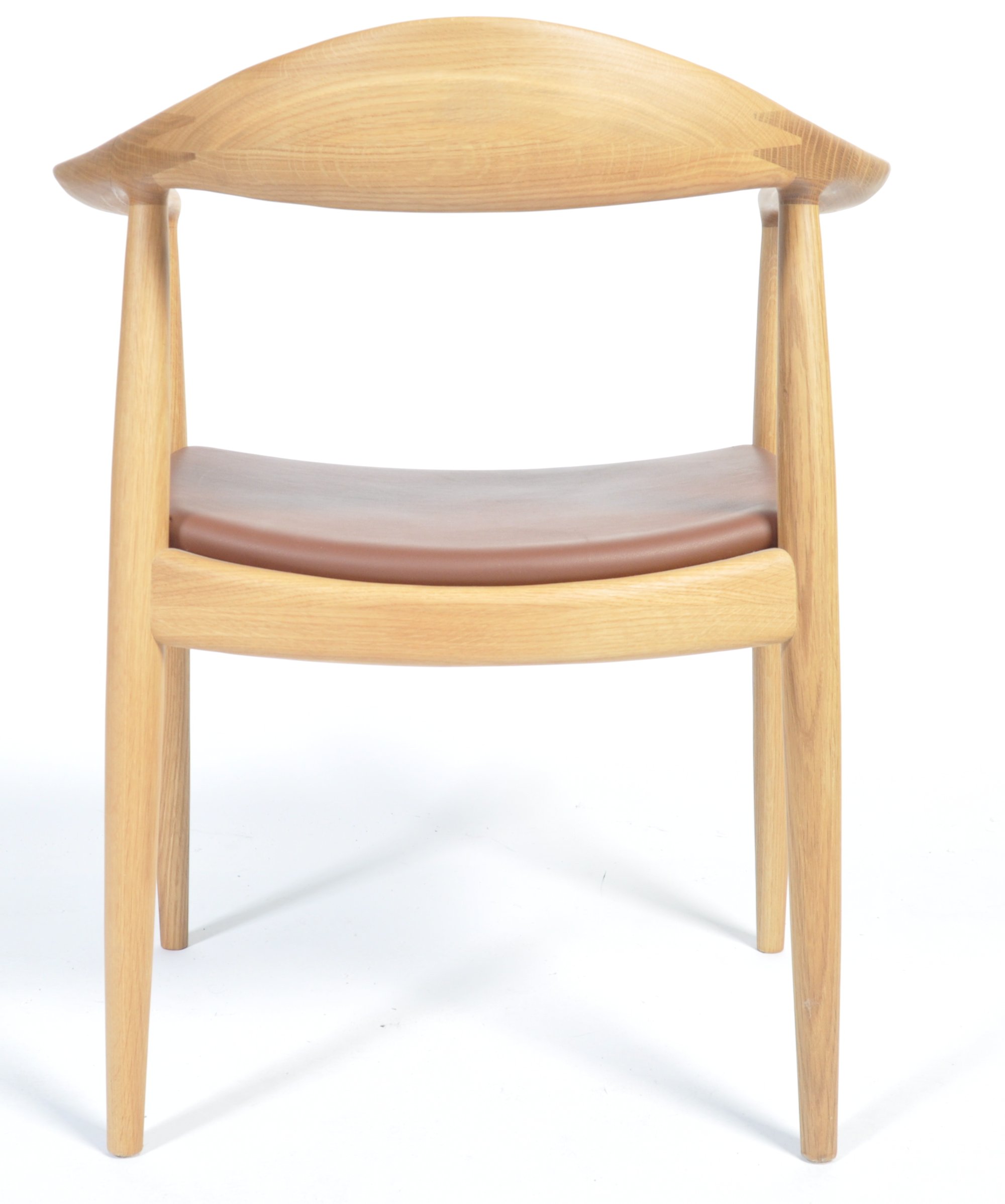 AFTER HANS WEGNER ROUND PATTERN ASH ARM CHAIR PP503 - Image 5 of 5
