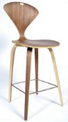 AFTER NORMAN CHERNER A CONTEMPORARY BAR STOOL / HIGH CHAIR
