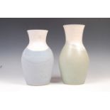 A PAIR OF 1960'S STUDIO ART POTTERY VASES BY ROBIN GOUGH