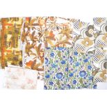 COLLECTION OF VINTAGE RETRO FABRIC AND TEXTILES