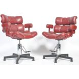 RETRO VINTAGE SALON / BARBERS GAS PUMP LEATHER CHAIRS