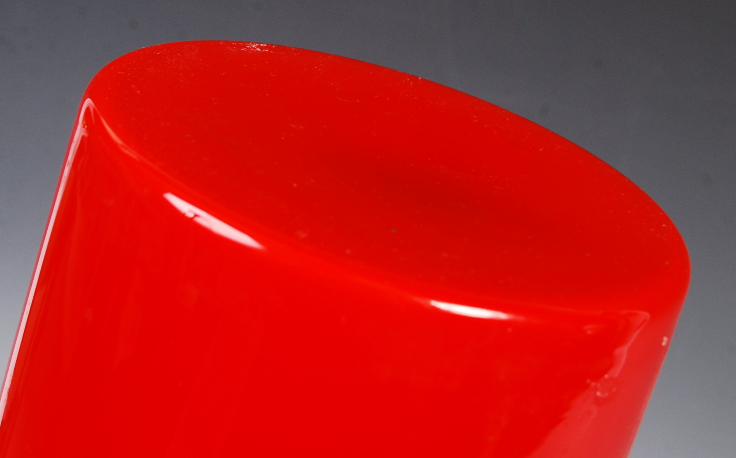 HOLMEGAARD 1960'S DANISH STUDIO GLASS GUL VASE BY OTTO BRAUER - Image 4 of 5