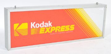 ORIGINAL 1990'S KODAK CAMERAS LIGHT BOX ADVERTISING SIGN