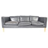 STOUBY 1970'S 20TH CENTURY DANISH THREE SEAT SOFA SETTEE