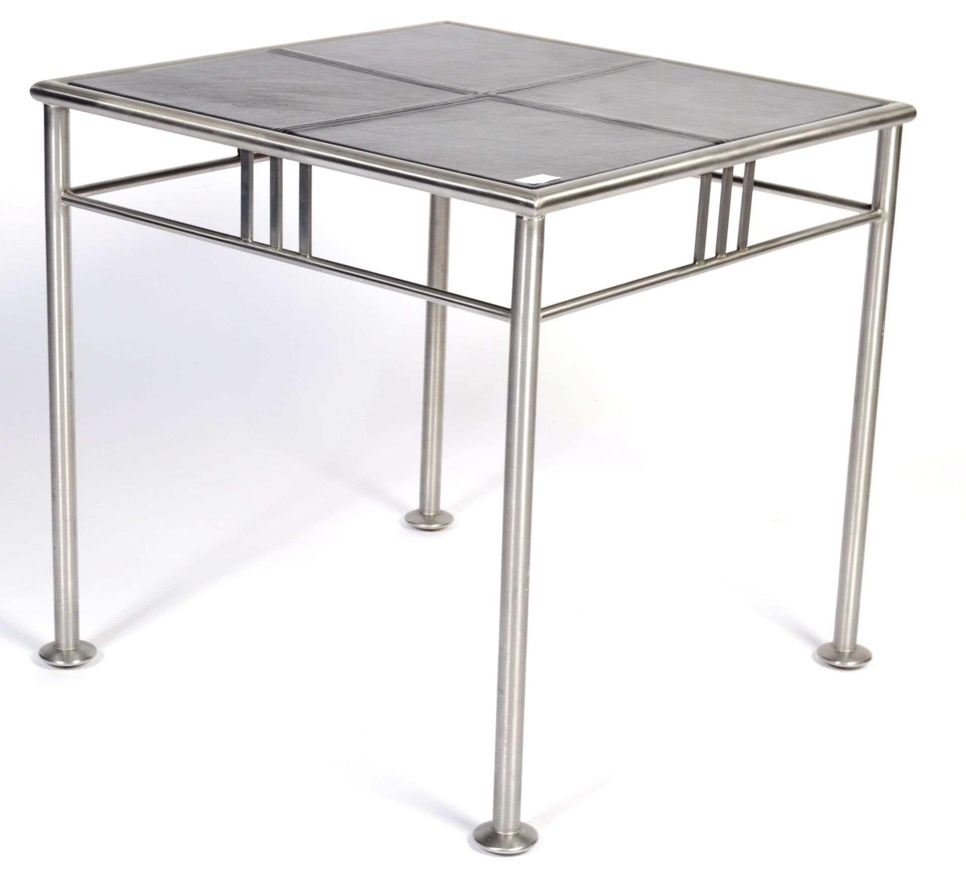 ANDREW MARTIN CONTEMPORARY BRUSHED STEEL SIDE / LAMP TABLE - Bild 2 aus 5