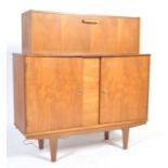 RETRO 20TH CENTURY TEAK WOOD COCKTAIL CABINET