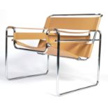 AFTER MARCEL BREUER A CONTEMPORARY LOUNGE / CLUB ARMCHAIR