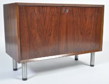 20TH CENTURY DANISH TEAK WOOD LOW SIDEBOARD CABINET UNIT